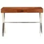 Schreibtisch aus massivem Akazienholz mit Honig-Finish, 110 x 50 x 76 cm von vidaXL, Schreibtische - Ref: Foro24-245652, Prei...