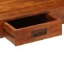 Schreibtisch aus massivem Akazienholz mit Honig-Finish, 110 x 50 x 76 cm von vidaXL, Schreibtische - Ref: Foro24-245652, Prei...