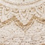 Round rug with braided jute print 150 cm by vidaXL, Rugs - Ref: Foro24-245341, Price: 66,57 €, Discount: %