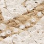 Runder Teppich mit geflochtenem Jute-Aufdruck, 150 cm von vidaXL, Teppiche - Ref: Foro24-245341, Preis: 66,57 €, Rabatt: %