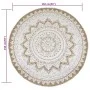 Runder Teppich mit geflochtenem Jute-Aufdruck, 150 cm von vidaXL, Teppiche - Ref: Foro24-245341, Preis: 65,42 €, Rabatt: %