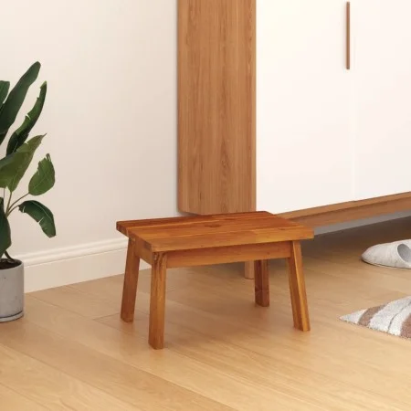 Solid acacia wood stool 38x26x22 cm by vidaXL, Folding stools and chairs - Ref: Foro24-153332, Price: 31,57 €, Discount: %
