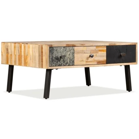 Recycled solid teak coffee table 90x65x40 cm by vidaXL, Coffee table - Ref: Foro24-245404, Price: 153,74 €, Discount: %