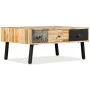 Recycled solid teak coffee table 90x65x40 cm by vidaXL, Coffee table - Ref: Foro24-245404, Price: 153,74 €, Discount: %