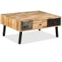 Recycled solid teak coffee table 90x65x40 cm by vidaXL, Coffee table - Ref: Foro24-245404, Price: 153,74 €, Discount: %