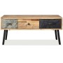 Recycled solid teak coffee table 90x65x40 cm by vidaXL, Coffee table - Ref: Foro24-245404, Price: 155,10 €, Discount: %