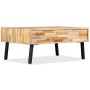 Recycled solid teak coffee table 90x65x40 cm by vidaXL, Coffee table - Ref: Foro24-245404, Price: 155,10 €, Discount: %