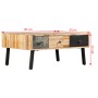 Recycled solid teak coffee table 90x65x40 cm by vidaXL, Coffee table - Ref: Foro24-245404, Price: 155,10 €, Discount: %