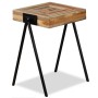Recycled solid teak side table by vidaXL, Side tables - Ref: Foro24-245408, Price: 91,11 €, Discount: %