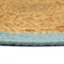 Mantel individual 6 uds yute y algodón natural y verde 38 cm de vidaXL, Manteles individuales - Ref: Foro24-133865, Precio: 3...