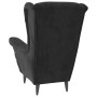Sillón de terciopelo gris oscuro de vidaXL, Sillones - Ref: Foro24-324060, Precio: 203,93 €, Descuento: %