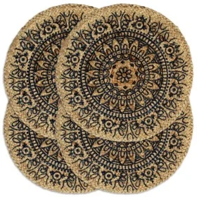 Runde Tischsets 4 Stück dunkelblaue Jute 38 cm von vidaXL, Tischsets - Ref: Foro24-133870, Preis: 25,22 €, Rabatt: %