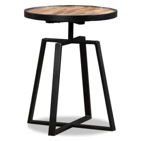 Round Recycled Solid Teak Side Table by vidaXL, Side tables - Ref: Foro24-245409, Price: 86,45 €, Discount: %