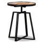 Round Recycled Solid Teak Side Table by vidaXL, Side tables - Ref: Foro24-245409, Price: 87,54 €, Discount: %