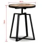 Round Recycled Solid Teak Side Table by vidaXL, Side tables - Ref: Foro24-245409, Price: 86,45 €, Discount: %