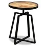Round Recycled Solid Teak Side Table by vidaXL, Side tables - Ref: Foro24-245409, Price: 86,45 €, Discount: %