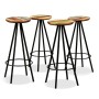 Küchenhocker 4 Einheiten recyceltes Massivholz von vidaXL, Küchenhocker - Ref: Foro24-245446, Preis: 245,55 €, Rabatt: %