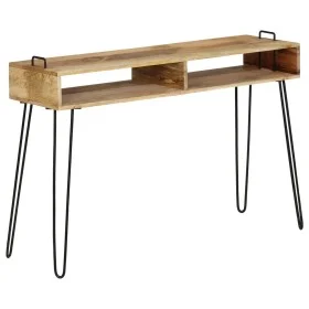 Solid mango wood console table 115x35x76 cm by vidaXL, Side tables - Ref: Foro24-246022, Price: 160,59 €, Discount: %
