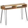 Solid mango wood console table 115x35x76 cm by vidaXL, Side tables - Ref: Foro24-246022, Price: 160,59 €, Discount: %