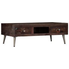 Recycled solid wood coffee table 100x60x35 cm by vidaXL, Coffee table - Ref: Foro24-245918, Price: 152,92 €, Discount: %