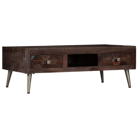 Couchtisch aus massivem Recyclingholz, 100 x 60 x 35 cm von vidaXL, Couchtisch - Ref: Foro24-245918, Preis: 152,92 €, Rabatt: %