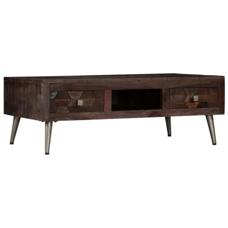Recycled solid wood coffee table 100x60x35 cm by vidaXL, Coffee table - Ref: Foro24-245918, Price: 142,19 €, Discount: %