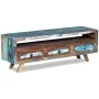 TV stand with 3 drawers made of solid recycled wood. by vidaXL, TV Furniture - Ref: Foro24-243294, Price: 214,50 €, Discount: %