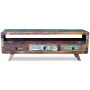 Mueble de TV con 3 cajones madera maciza reciclada de vidaXL, Muebles TV - Ref: Foro24-243294, Precio: 217,01 €, Descuento: %