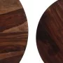Set de mesas de centro 2 uds madera maciza de sheesham 60x35 cm de vidaXL, Mesas de centro - Ref: Foro24-246015, Precio: 74,1...