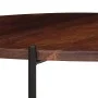 Set de mesas de centro 2 uds madera maciza de sheesham 60x35 cm de vidaXL, Mesas de centro - Ref: Foro24-246015, Precio: 74,1...
