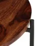 Set de mesas de centro 2 uds madera maciza de sheesham 60x35 cm de vidaXL, Mesas de centro - Ref: Foro24-246015, Precio: 74,1...