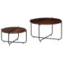 Set de mesas de centro 2 uds madera maciza de sheesham 60x35 cm de vidaXL, Mesas de centro - Ref: Foro24-246015, Precio: 74,1...