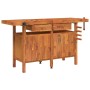 Workbench with drawers and screws wooden bench 162x62x83 cm by vidaXL, Work tables - Ref: Foro24-153324, Price: 384,99 €, Dis...