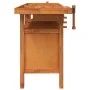 Workbench with drawers and screws wooden bench 162x62x83 cm by vidaXL, Work tables - Ref: Foro24-153324, Price: 362,47 €, Dis...