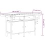 Workbench with drawers and screws wooden bench 162x62x83 cm by vidaXL, Work tables - Ref: Foro24-153324, Price: 384,99 €, Dis...