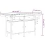 Workbench with drawers and screws wooden bench 162x62x83 cm by vidaXL, Work tables - Ref: Foro24-153324, Price: 362,47 €, Dis...