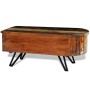 Coffee table with iron legs, recycled solid wood by vidaXL, Coffee table - Ref: Foro24-241642, Price: 171,74 €, Discount: %