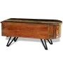 Couchtisch mit Beinen aus recyceltem Massivholz und Eisen von vidaXL, Couchtisch - Ref: Foro24-241642, Preis: 169,78 €, Rabat...