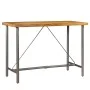 Recycled solid teak high bar table 150x70x106 cm by vidaXL, Kitchen and dining tables - Ref: Foro24-245805, Price: 402,37 €, ...