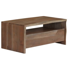 Live Edge Couchtisch aus massivem grauem Akazienholz 90x50x40 cm von vidaXL, Couchtisch - Ref: Foro24-246127, Preis: 139,68 €...