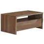 Live Edge Couchtisch aus massivem grauem Akazienholz 90x50x40 cm von vidaXL, Couchtisch - Ref: Foro24-246127, Preis: 138,58 €...