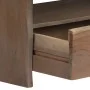 Live edge coffee table solid gray acacia wood 90x50x40 cm by vidaXL, Coffee table - Ref: Foro24-246127, Price: 138,58 €, Disc...