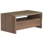 Mesa de centro borde vivo madera maciza acacia gris 90x50x40 cm de vidaXL, Mesas de centro - Ref: Foro24-246127, Precio: 139,...