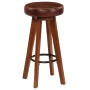 Küchenhocker 2 Stk. echtes Leder massives Akazienholz von vidaXL, Küchenhocker - Ref: Foro24-246260, Preis: 158,89 €, Rabatt: %