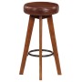 Küchenhocker 2 Stk. echtes Leder massives Akazienholz von vidaXL, Küchenhocker - Ref: Foro24-246260, Preis: 158,89 €, Rabatt: %