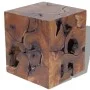 Solid teak wood stool by vidaXL, Folding stools and chairs - Ref: Foro24-243472, Price: 115,88 €, Discount: %
