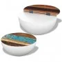 Set of 2 solid recycled wood bowl-shaped coffee tables by vidaXL, Coffee table - Ref: Foro24-243351, Price: 135,22 €, Discoun...