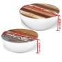 Set of 2 solid recycled wood bowl-shaped coffee tables by vidaXL, Coffee table - Ref: Foro24-243351, Price: 136,35 €, Discoun...