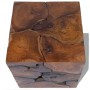 Solid teak wood stool by vidaXL, Folding stools and chairs - Ref: Foro24-243472, Price: 119,31 €, Discount: %