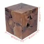 Solid teak wood stool by vidaXL, Folding stools and chairs - Ref: Foro24-243472, Price: 115,88 €, Discount: %